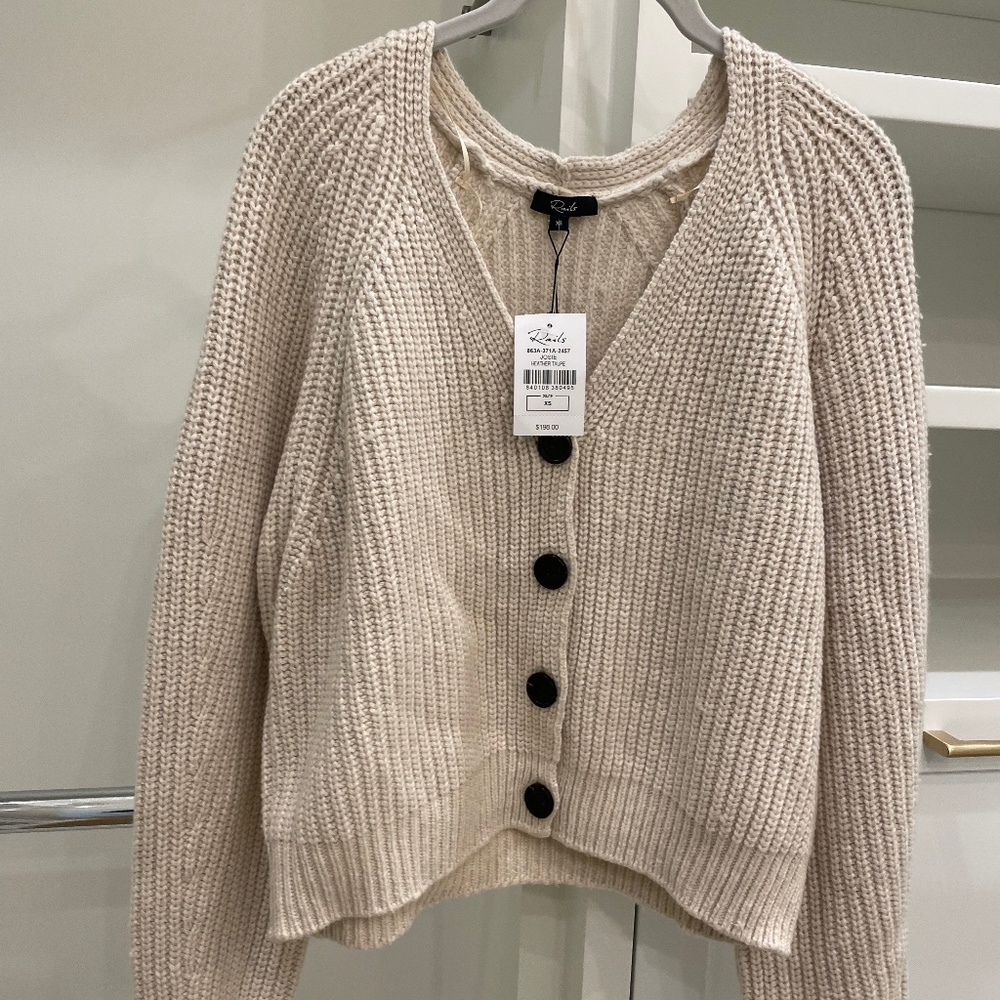 RAILS JOSIE - HEATHER TAUPE SWEATER